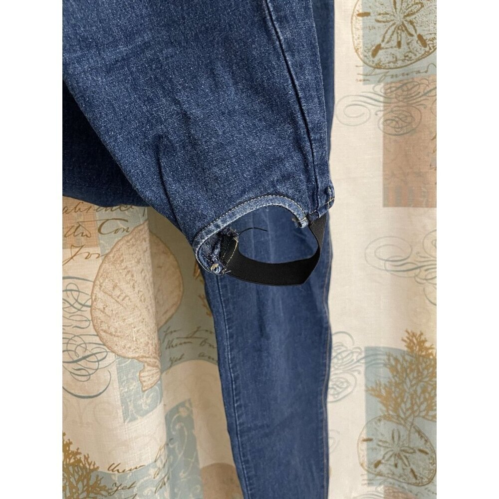 Vtg Liz Claiborne Liz Wear Stirrup‎ Jeans Denim Jodhpurs 10 USA Union Made 80's - Picture 3 of 13